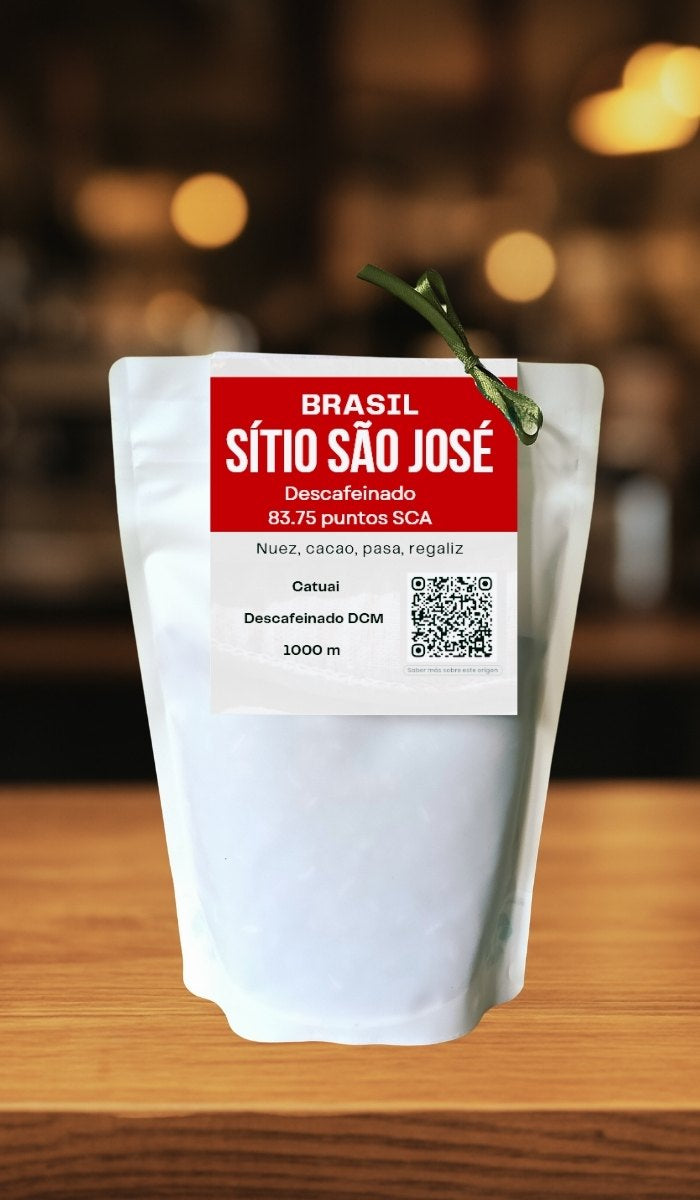 Sítio São José (descafeinado) | Origen Brasil | Café de especialidad 100% Arábica | Tueste natural artesanal