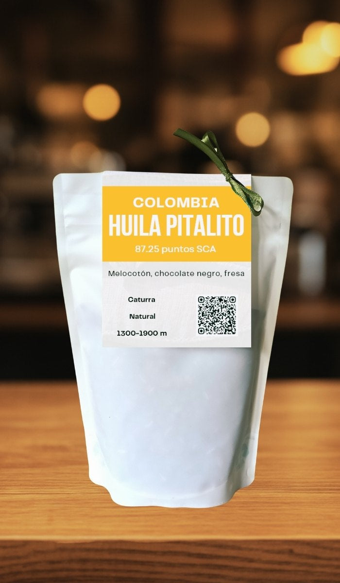 Huila Pitalito | Origen Colombia | Café de especialidad 100% Arábica | Tueste natural artesanal