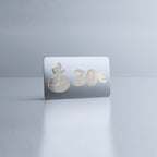 Silver gift card