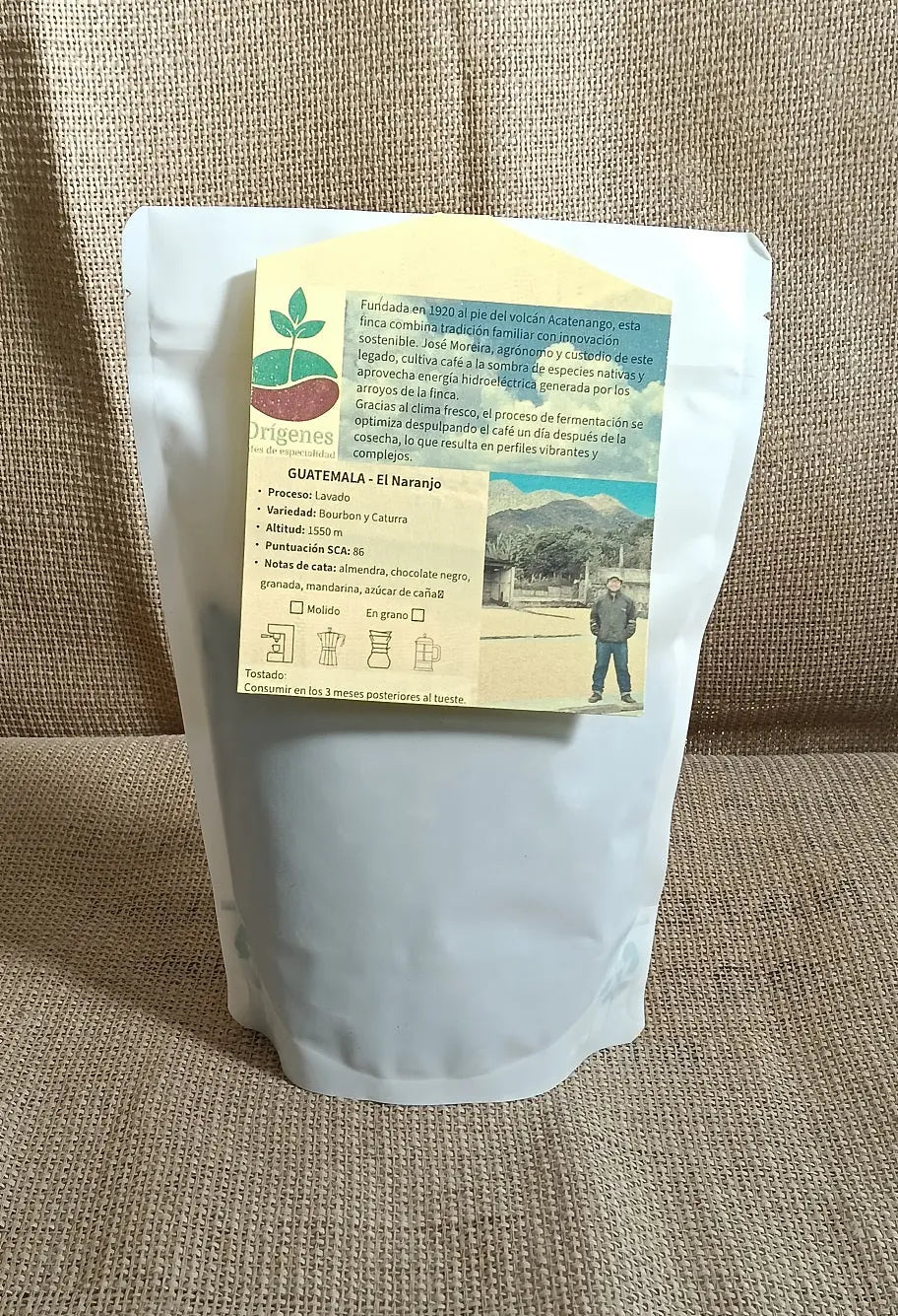 Bolsa de café Guatemala El Naranjo