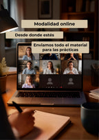 Alumnos en una clase onlinne